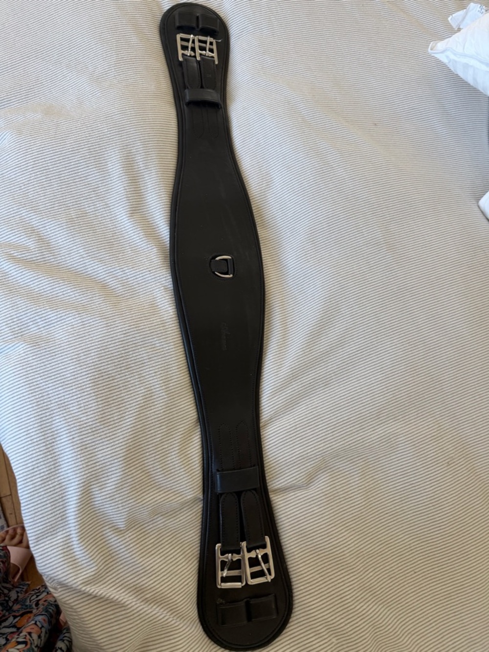 Black Leather Girth Dressage Size 34. NWOT